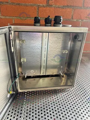 Used RITTAL STAINLESS STEEL STANDARD ENCLOSURE 12" X 12" X 6" Electronics & Components California US | Equipment Lab #1424384
