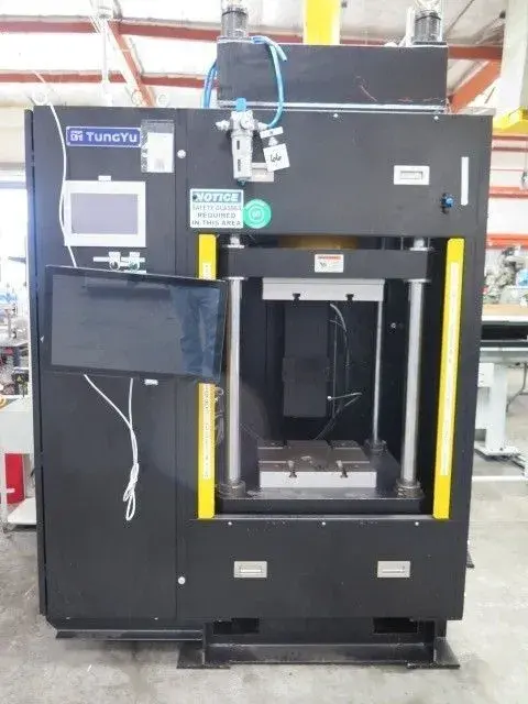 Used 2020 GMC TYC-50-E-PCD-UP Heated Platen Hydraulic Press Illinois US | BLUMBERG MACHINERY COMPANY #1357797