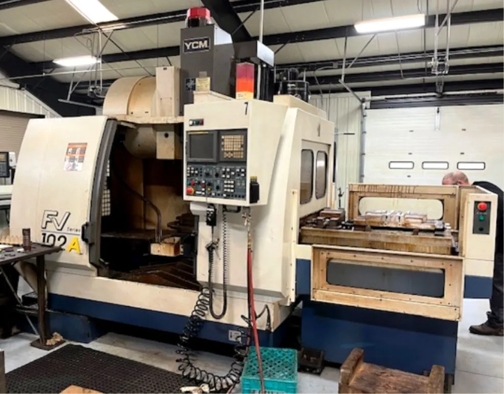 YCM FV102A CNC Vertical Machining
Center