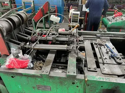 Used SAMUEL PLATT BRIGHT BAR DRAWING, STRAIGHTENING & SAWING LINE (14722) Draw Benches Connecticut US | Machinery International LLC #1557867