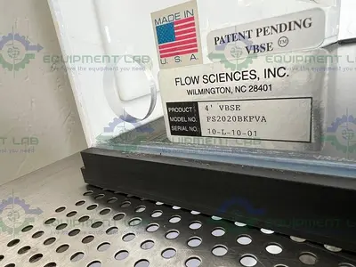 USED FLOW SCIENCES FS2020BKFVA 4FT VENTED BALANCE SAFETY ENCLOSURE