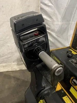 2,000 LB BIG-JOE PDI-24-A05 ELECTRIC WALK BEHIND FORKLIFT. STOCK # 1164723.