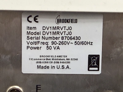 Used _UNKNOWN_ _UNKNOWN_ Viscometers Rhode Island US | Federal Equipment Company #1347596