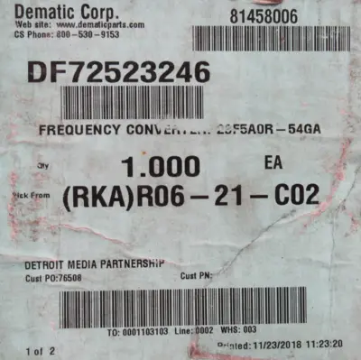 NEW KEB 23F5A0R-54GA DRIVE F5 SERIES 104KVA 23F5A0R54GA