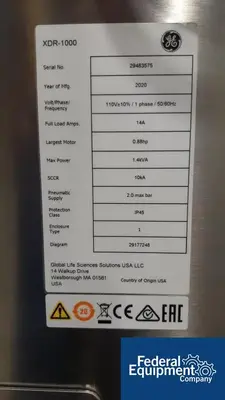 USED GE Healthcare 1,000 Liter GE Healthcare  XDR-1000 Bioreactor