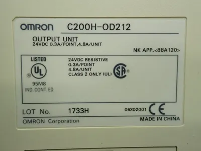 USED OMRON C200HOD212
