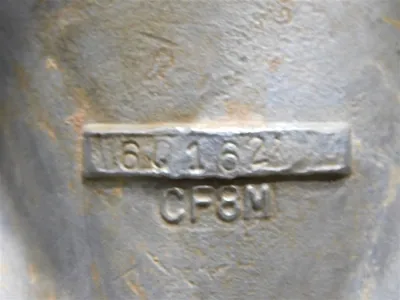 2" Powell B-1125/B-1121 Gate Valve CL150 CF8M Used