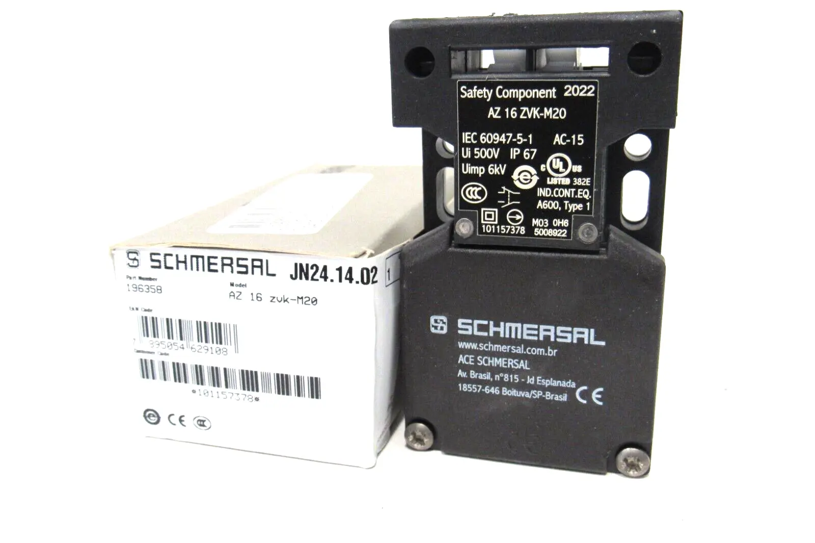 NEW SCHMERSAL AZ 16 ZVK-M20 SAFETY SWITCH AZ16ZVKM20