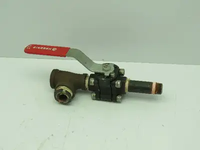 Habonim Stainless Ball Valve Steel Body 1/2" NPT Class 1500