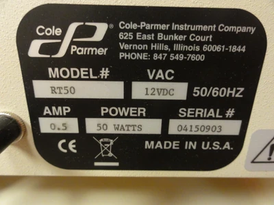 USED COLE-PARMER RT50