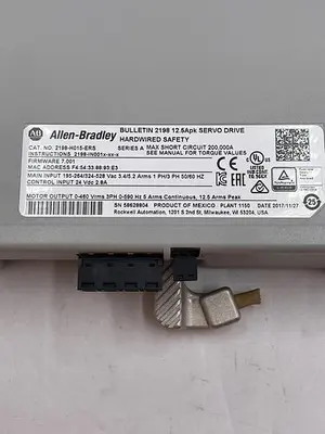 Used ALLEN-BRADLEY ALLEN-BRADLEY 2198-H015-ERS SER A Servo Drives | ND Industrial Surplus #1213921