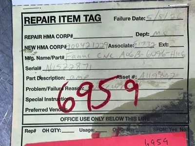 Used FANUC A06B6096H106 Servo Drives Ohio US | HGR 24 #1300764