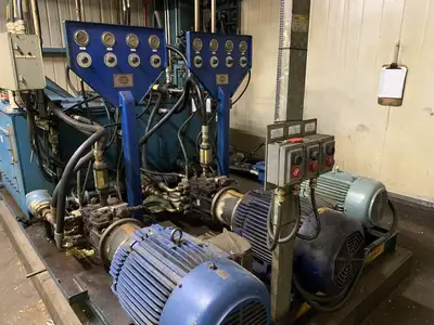 Twin Hydraulic Power Pack, 20HP + 40HP Motors