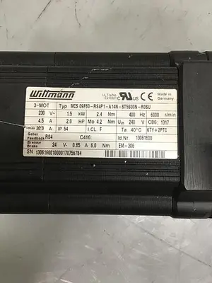 USED WITTMANN MCS 09F60-RS4P1-A14N-ST5S00N-R0SU