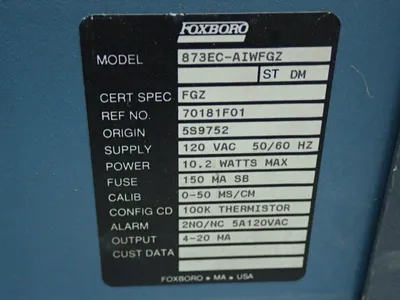 Used FOXBORO 873ECAIWFGZ Signal Generators Ohio US | HGR 24 #752010