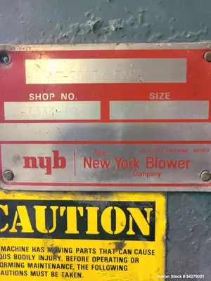 USED NEW YORK BLOWER AF-40