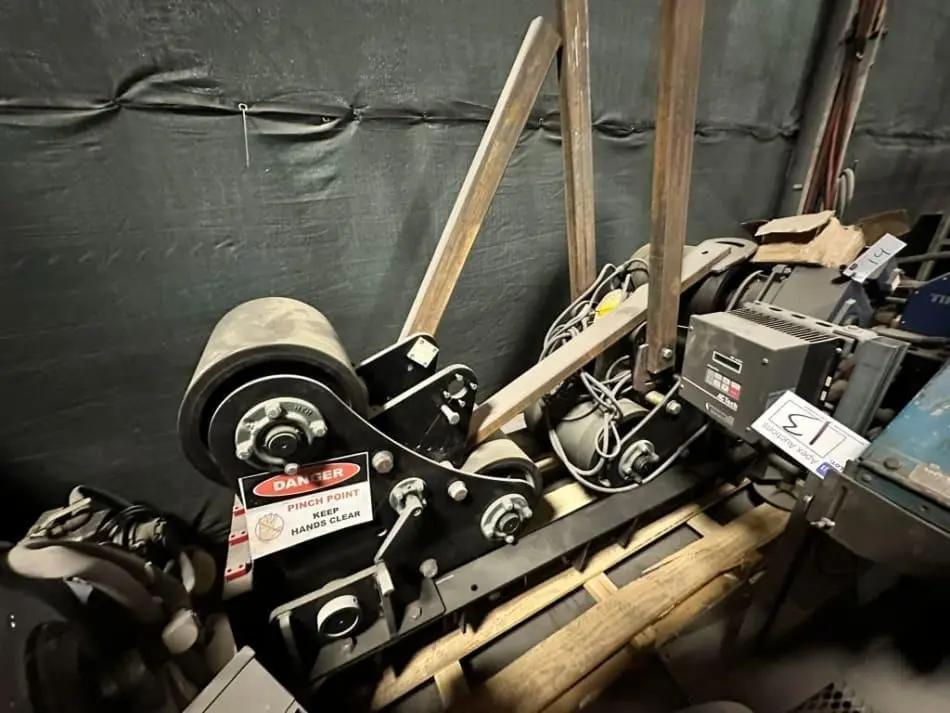12,000 LB LJ WELDING MODEL #GE6TR-100 VARIABLE SPEED POWERED TANK TURNING ROLL: STOCK #22808