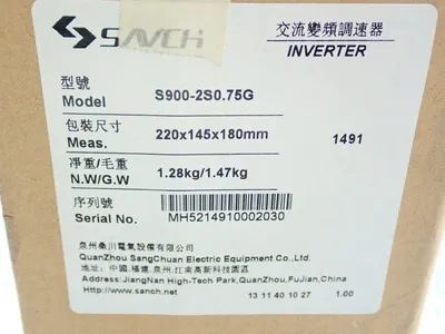 USED SANCH ELECTRIC S9002S0.75G