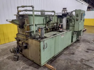 20" DIAMETER JENSEN MODEL #8452 (WASH, RINSE & DRY) CONTINUOUS ROTARY DRUM PARTS WASHER: YOBRO #25068