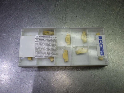 SECO Carbide Grooving Inserts QTY10 LCMF160504-0500-MT CP500 (LOC1813A)