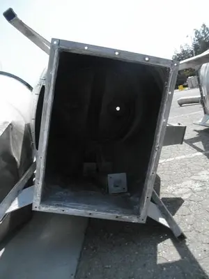 Bin, 175 CF, S/st, 60" X 10', Live Bin Bottom, Auger (3) #S740527