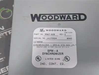 Woodward 9907-028 SPM-A Synchronizer Module Rev. E Used