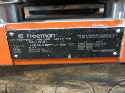 16 oz/18 oz Cup Thermoforming Mold