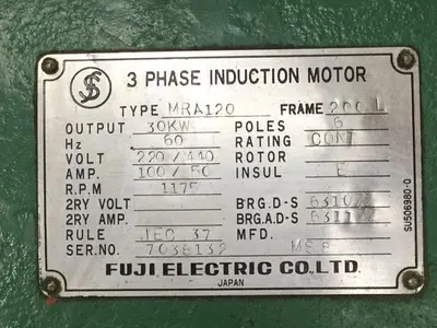 USED FUJI ELECTRIC MRA120