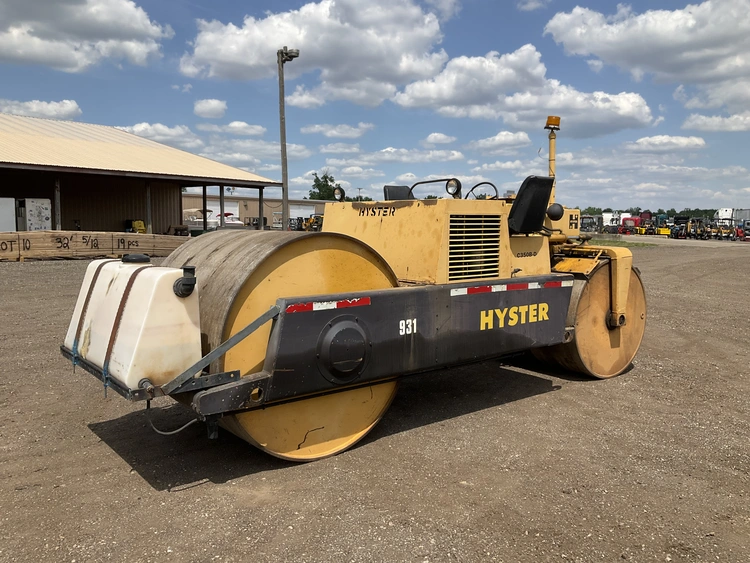 Used HYSTER C350B-D DOUBLE DRUM SMOOTH ROLLER Tandem Rollers Michigan US | Miedema Asset Management Group #1172791
