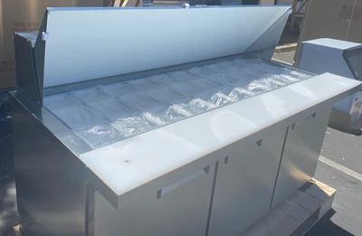171-0258 Mega Top Self Contained Sandwich Prep Table Cooler