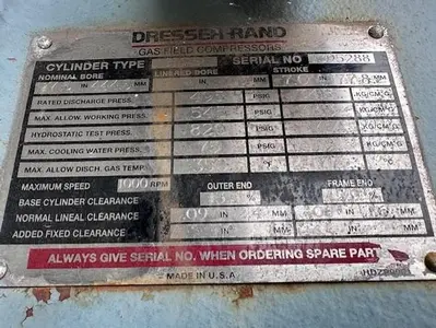 USED DRESSER RAND 7MOS-4