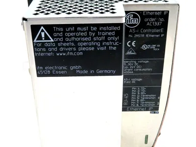NEW IFM EFECTOR AC1337 AS-I CONTROLLER M4 2MSTR ET IP