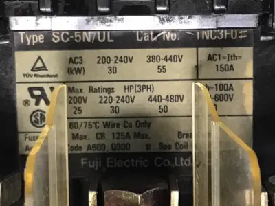 USED FUJI ELECTRIC SC-5N/UL 1NC3F0