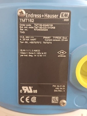NEW Endress+Hauser TMT162-6Q48/139
