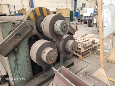 PIESOK 3-rolls Plate Bending Rolls, in very good used condition, video, POA