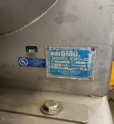 USED BIRO MANUFACTURING EMG-32