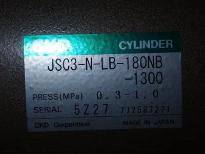 Used CKD JSC3NLB180NB1300 Pumps Ohio US | HGR 24 #1132753