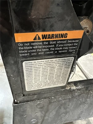 Used 2021 SAWSTOP CNS175 Woodworking Table Saws Florida US | MachineryMax #1461513