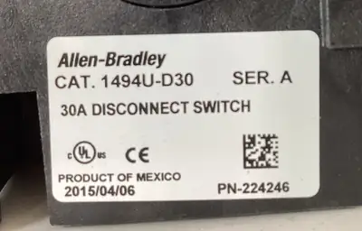 USED Allen-Bradley 1494U-F30