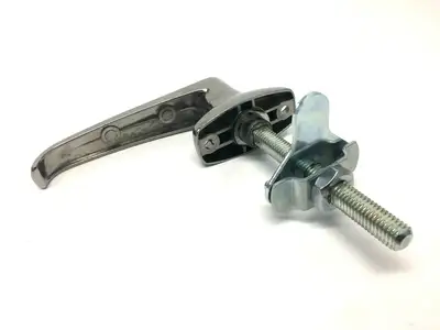 USED 80/20 80/20 CHROME DELUXE DOOR HANDLE 4" LONG