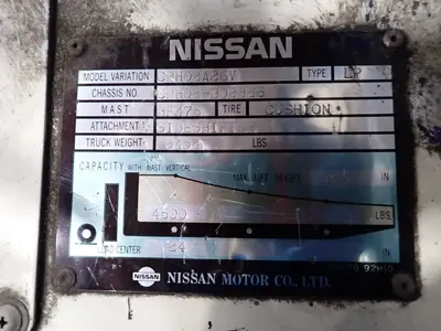 Used NISSAN CPH02A25V Misc Forklifts Ohio US | HGR 24 #1048340