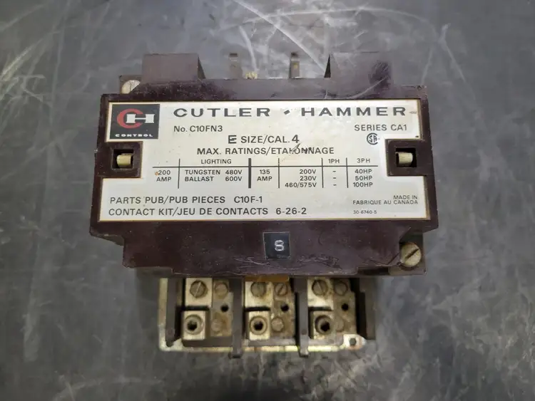 Used CUTLER-HAMMER C10FN3 Switchgears British Columbia CA | Lenmark #242120
