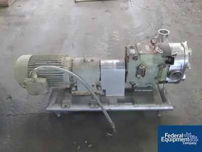 USED Waukesha 3" Waukesha Pump, S/S, 7.5 HP