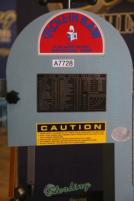 Used ROLLINSAW EF1459 Vertical Band Saws California US | Sterling Machinery Exchange #1465989