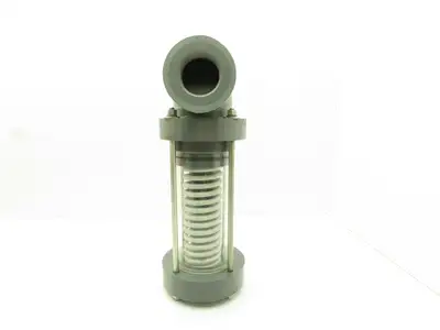 Plast-o-matic ES200B-NC 2" Shutoff Valve PVC Spring Return NC Pneumatic Powered