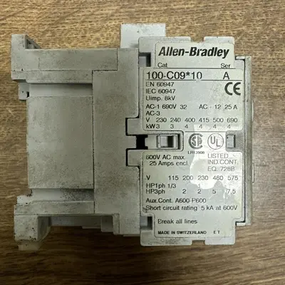 Used ALLEN-BRADLEY 100-C09*10 A Miscellaneous Equipment (Electrical & Power) Ohio US | Surplus Asset Holdings #1209327