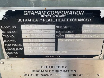 GRAHAM GP258-750L-79 Heat Exchanger Plate | Perry Equipment (11)