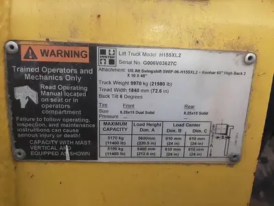 USED HYSTER H155XL2