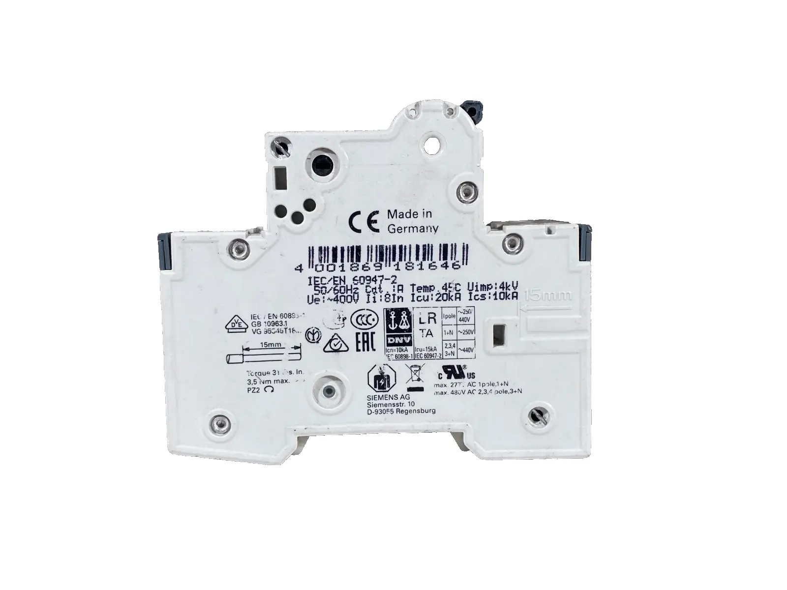 Used Siemens 5SY4210-7 Circuit Breakers California US | Heavy Wall Consulting #1310648