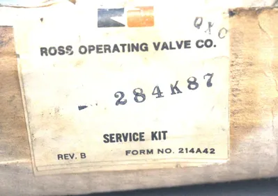 NEW ROSS CONTROLS 284K87 SERVICE KIT